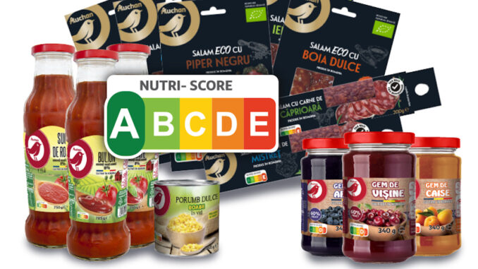 Auchan - Nutri-Score. FOTO TotalPR
