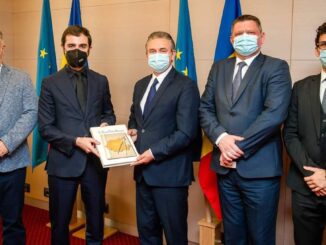 Ministrul Claudiu Năsui și conducerea UNPR. FOTO UNPR