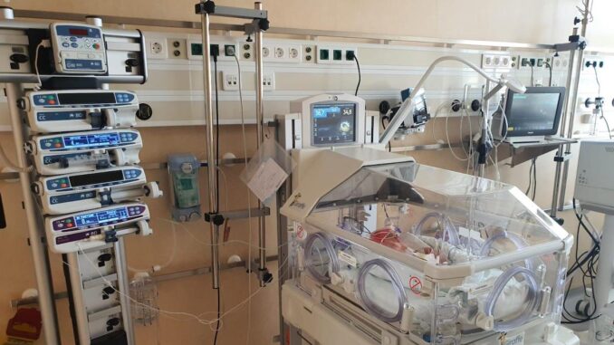 Secția de Neonatologie de la Spitalul de Urgență Constanța. FOTO Vodafone