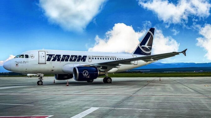 Aeronavă TAROM. FOTO TAROM