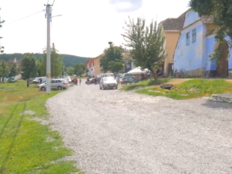 Drumul din Viscri. FOTO Captură video